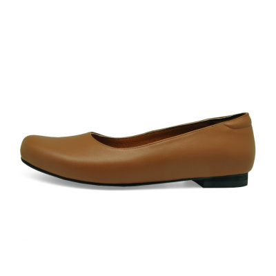 SALE 50% Women Courts Flat SC-77 Tan Nappa